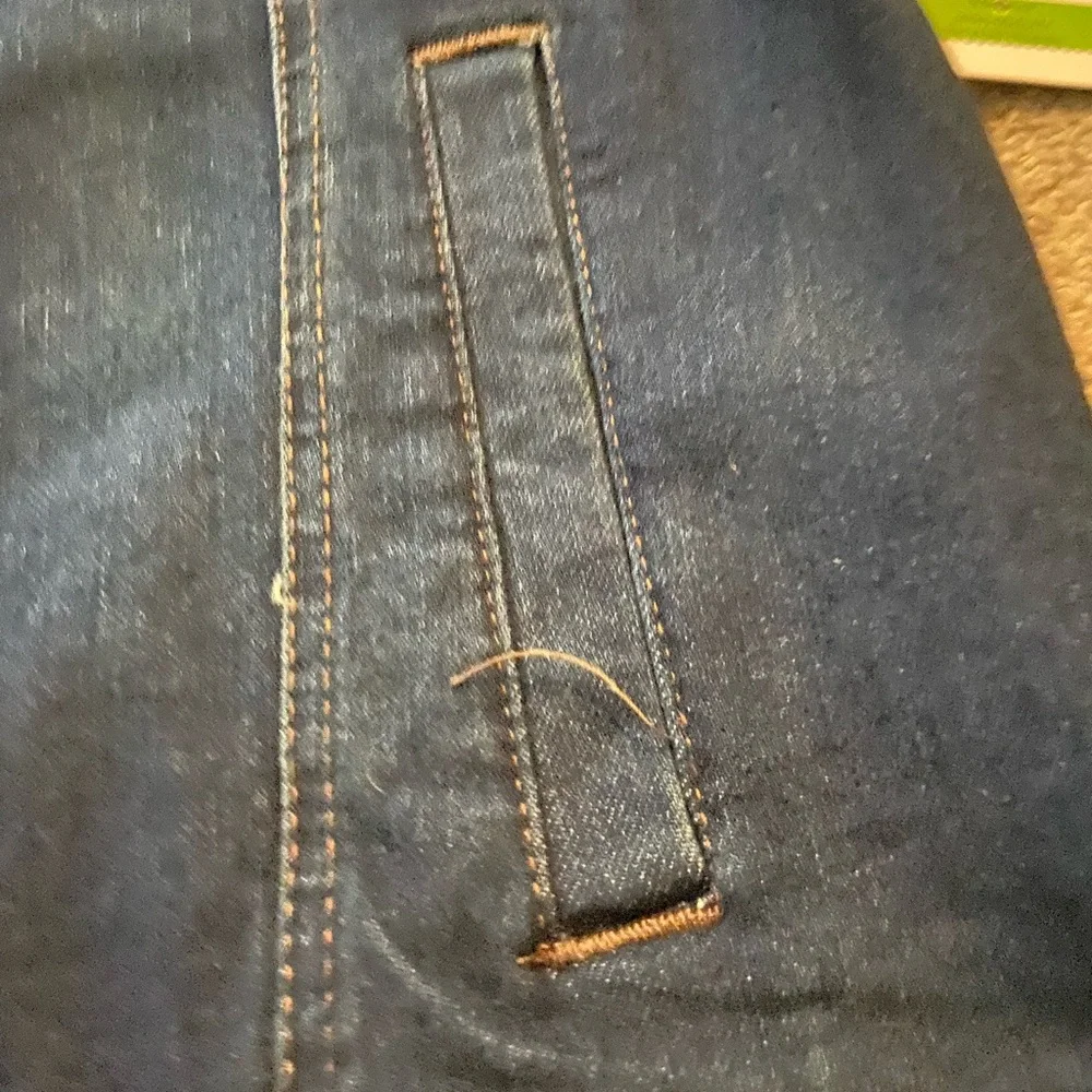 Time and Tru Dark Blue Denim Jean Jacket - Picture 3 of 7